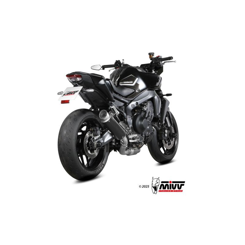 Mivv Escape Completo 3x1 GPpro Black Yamaha MT-09 / SP / FZ-09 2024-26 / R9 2025-26 Mivv Escape Completo 3x1 GPpro Black Yamaha MT-09 / SP / FZ-09 2024-26 / R9 2025-26