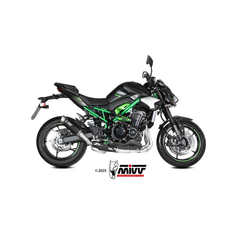 Escape Mivv Slip-On GPpro Carbono Kawasaki Z900 2025-26