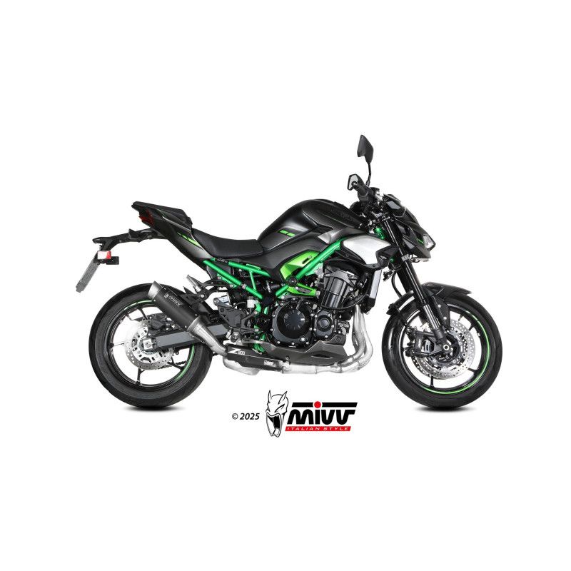 Escape Mivv Slip-On GPpro Black Kawasaki Z900 2025-26