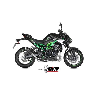 Escape Mivv Slip-On GPpro Black Kawasaki Z900 2025-26