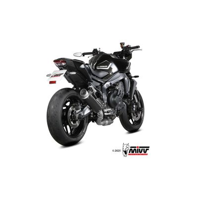 Mivv Escape Completo 3x1 GPpro BLACK YAMAHA MT-09 / SP / FZ-09 2024-26 / R9 2025-26 (+CAT)