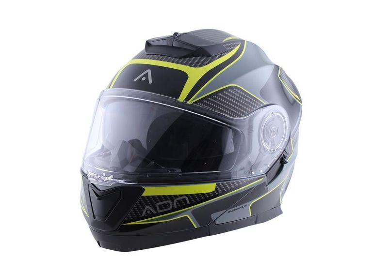 Casco Modular ADN AUDACE TOURER BLACK FLUO