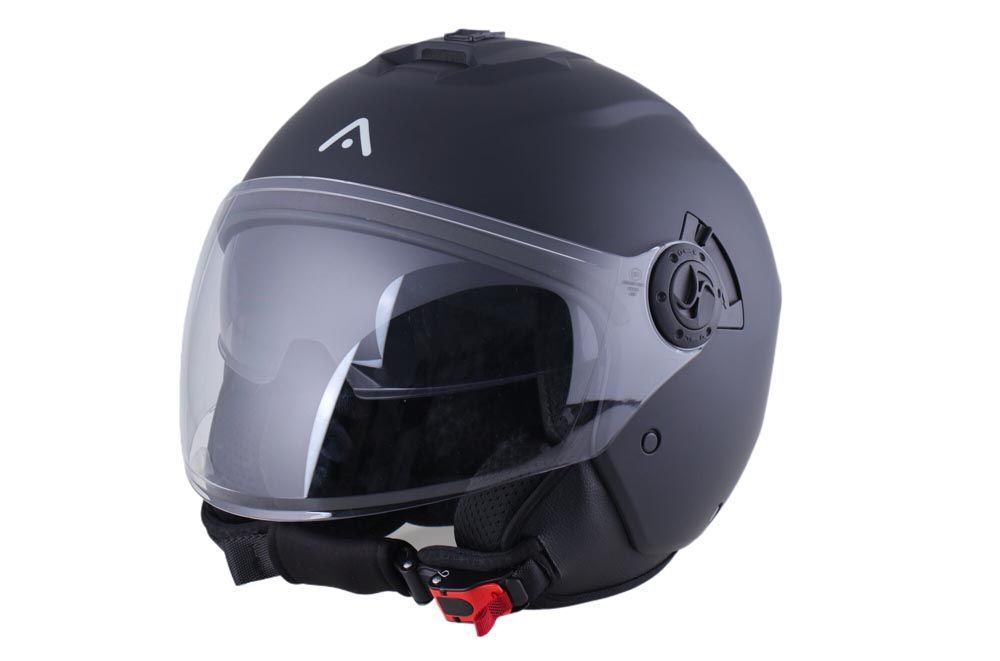 Casco Jet ADN MOJITO NEGRO MATE