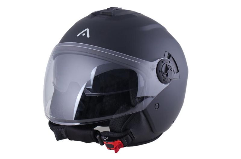 Casco Jet ADN MOJITO NEGRO MATE