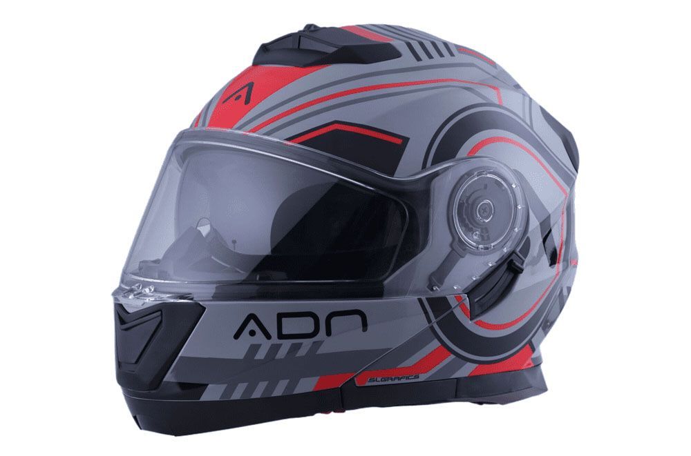 Casco Modular ADN AUDACE PULSAR GREY RED