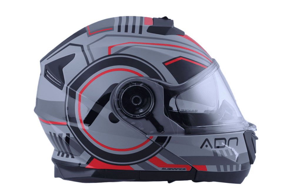 Casco Modular ADN AUDACE PULSAR GREY RED