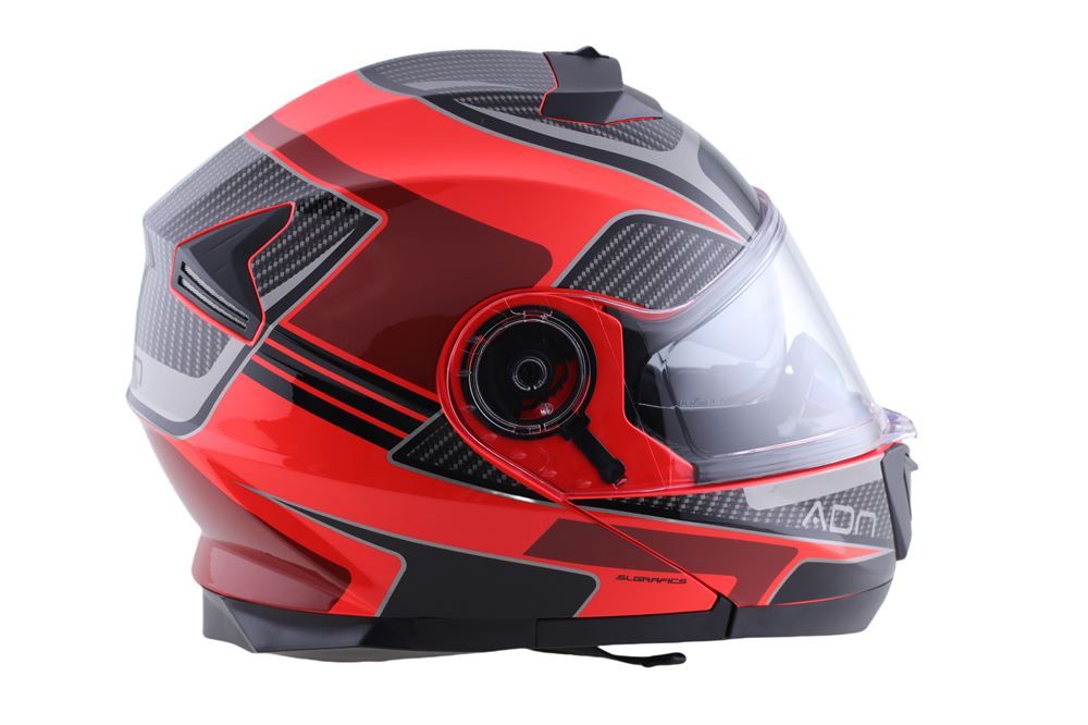 Casco Modular ADN AUDACE TOURER RED BLACK