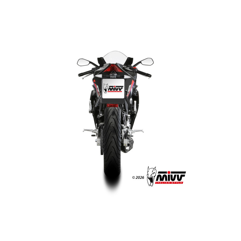 Mivv Escape Completo 1x1 DELTA RACE ST. STEEL APRILIA RS 125 / TUONO 125 2025-26