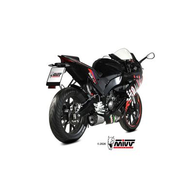 Mivv Escape Completo 1x1 DELTA RACE ST. STEEL APRILIA RS 125 / TUONO 125 2025-26