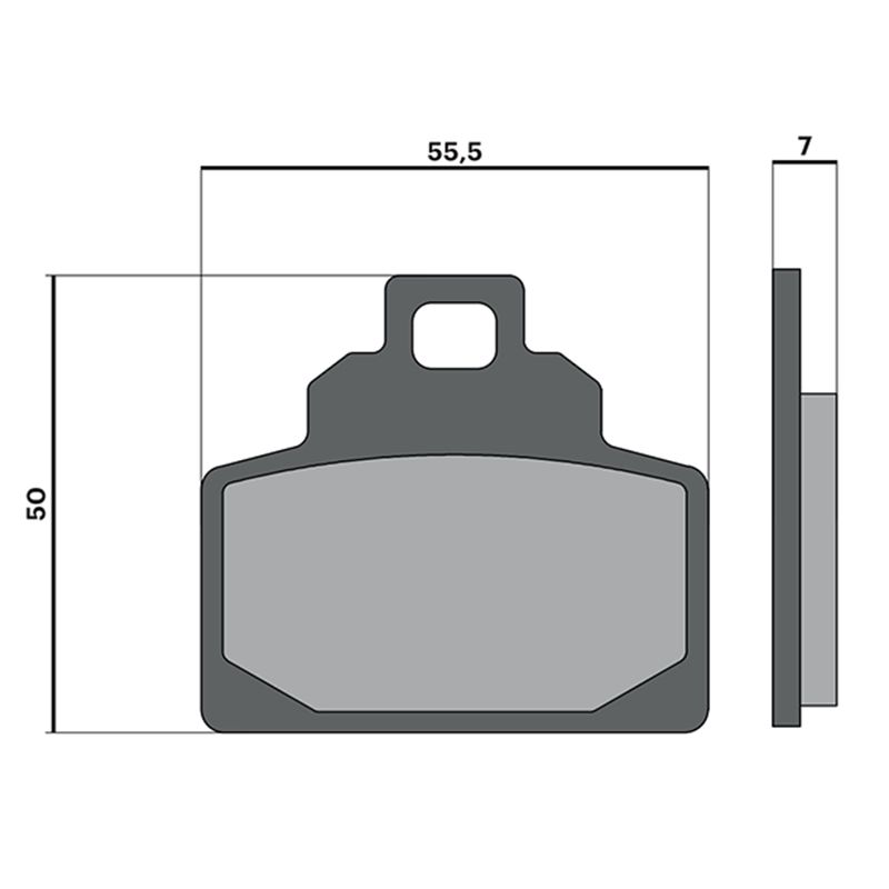 PASTILLA FRENO MALOSSI BRAKE PADS VESPA GTS 310 E5