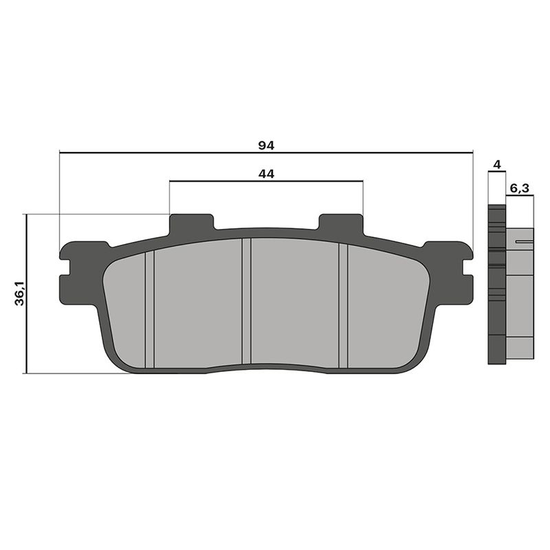 PASTILLA FRENO MALOSSI BRAKE PADS KYMCO 125-200-250-300-350 / YAMAHA X-MAX 400 PASTILLA FRENO MALOSSI BRAKE PADS KYMCO 125-200-250-300-350 / YAMAHA X-MAX 400