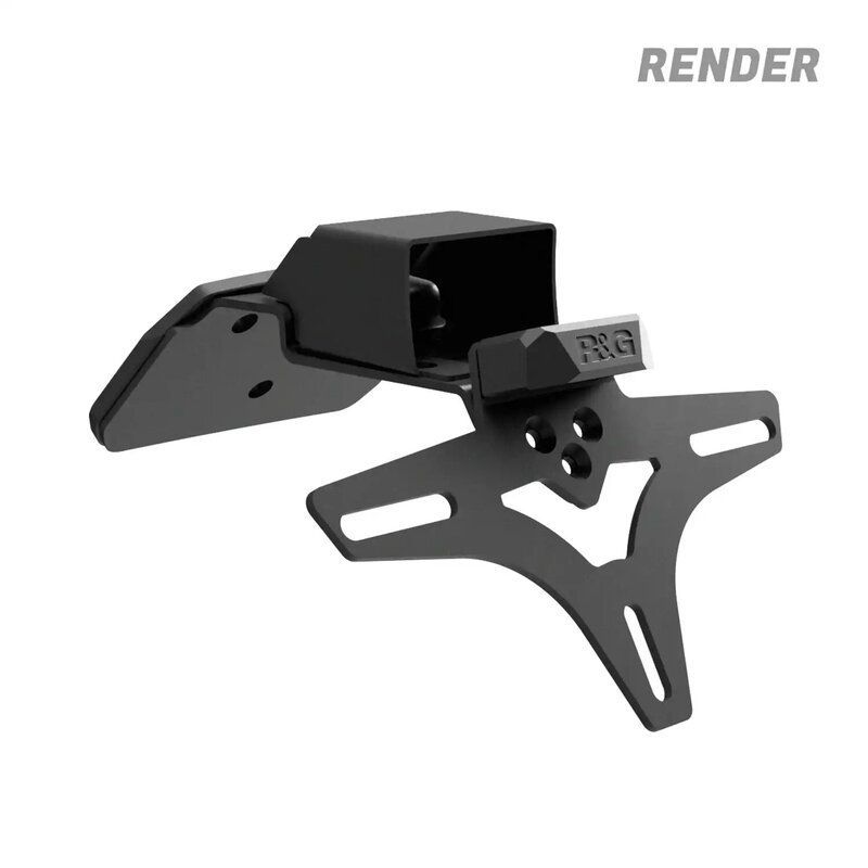 Portamatrículas R&G RACING - Negro para CF MOTO 675SR-R / 675 NK