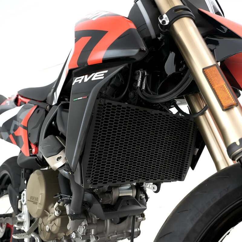 Protector de radiador R&G RACING Pro - negro para DUCATI 698 HYPERMOTARD