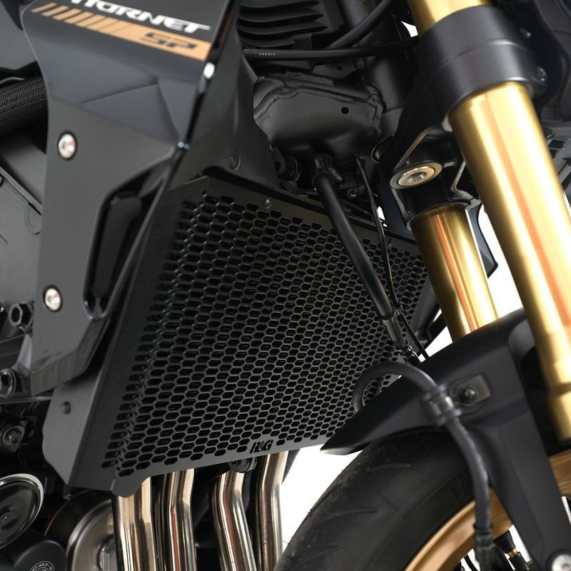 Protector de radiador R&G RACING Pro - negro para HONDA CB 1000 HORNET [1000]