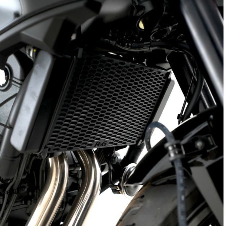 Protector de radiador R&G RACING Pro - negro para HONDA CB / CBR 500 Protector de radiador R&G RACING Pro - negro para HONDA CB / CBR 500