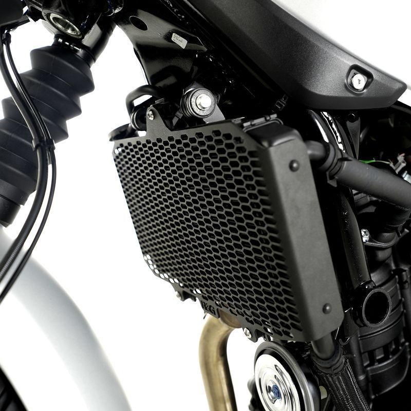 Protector de radiador R&G RACING Pro - negro para ROYAL ENFIELD HIMALAYAN 450 / GUERILLA 450