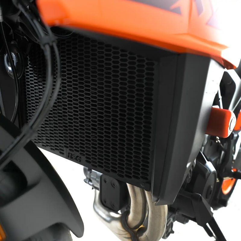 Protector de radiador R&G RACING Pro - negro KTM 990 DUKE [990]