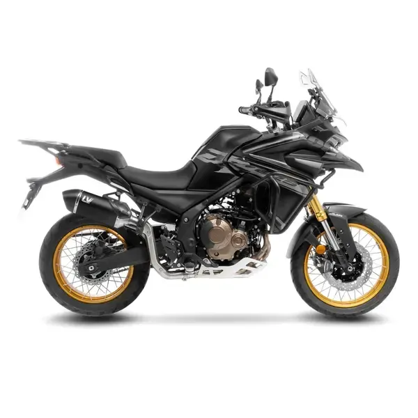 Escape Silenciador Slip-On de Acero Inoxidable LV-14 LEOVINCE MUFFLER LV-14 VOGE VALICO 625DSX BLACK