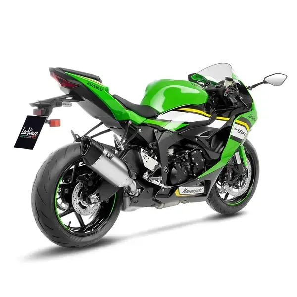 Escape Silenciador Slip-On LV-14R de acero inoxidable LEOVINCE MUFFLER LV14R KAWASAKI ZX6R SS Escape Silenciador Slip-On LV-14R de acero inoxidable LEOVINCE MUFFLER LV14R KAWASAKI ZX6R SS
