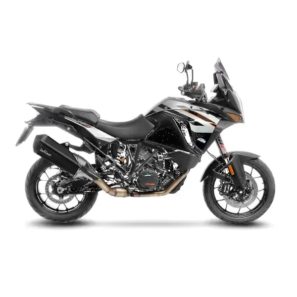 Escape Silenciador Slip-On LV-12R Black Edition LEOVINCE MUFFLER LV-12 R KTM ADV/SUPER ADV BK
