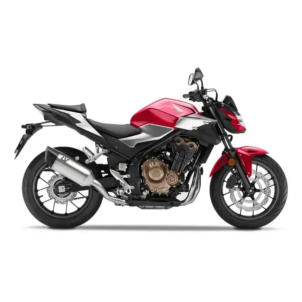 Escape Silenciador Slip-On LV-14R de acero inoxidable LEOVINCE MUFFLER LV-14 R HON CB/CBR 500 S/S Escape Silenciador Slip-On LV-14R de acero inoxidable LEOVINCE MUFFLER LV-14 R HON CB/CBR 500 S/S