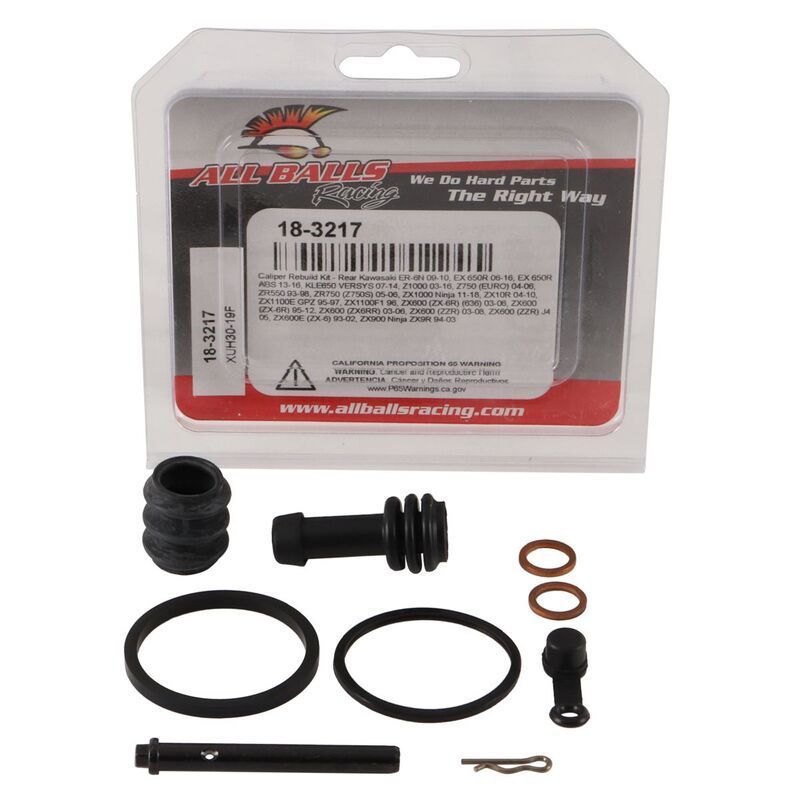 Kit de reparación de pinza de freno trasera ALL BALLS para Kawasaki Kit de reparación de pinza de freno trasera ALL BALLS para Kawasaki