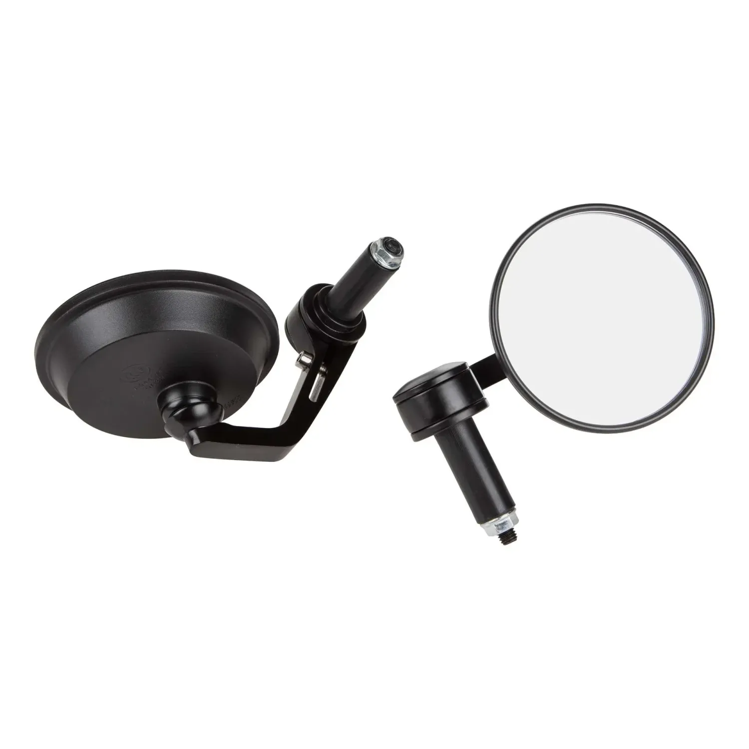 Espejos Cafe Racer Negros Homologados para instalar en el puño