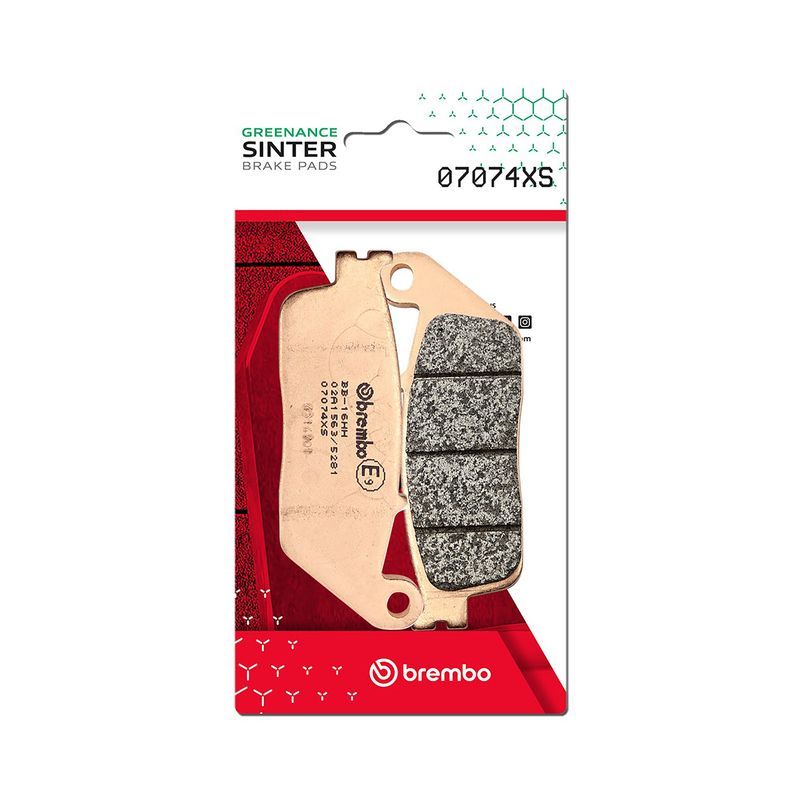 Pastillas de freno sinterizadas Brembo 07074XS para Honda SH / Forza / Kawasaki J / Kymco / Peugeot / Yamaha Majesty / Zontes 125 E