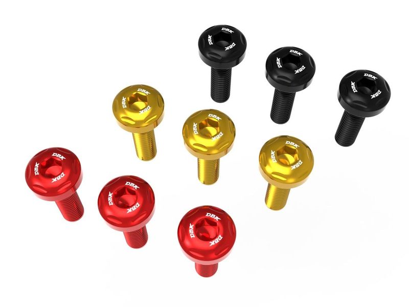 Ducabike Kit de tornillos para la tapa del escape mecanizados por CNC - Ducati Monster V2 2026