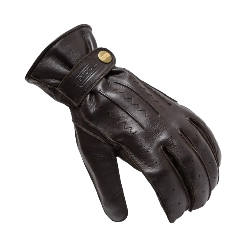 Guantes en Piel Scrambler Moore Marrón
