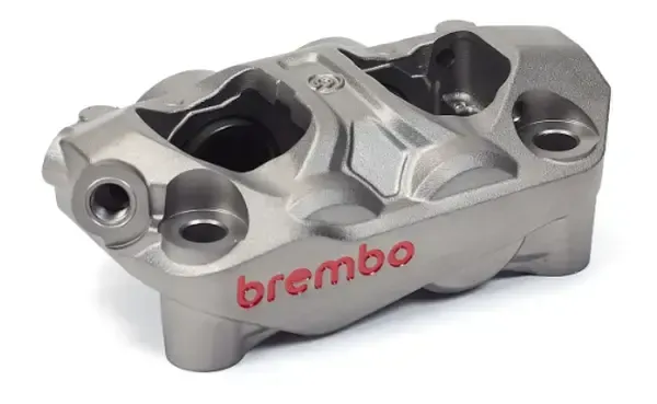 Pinzas de Freno Brembo HYPURE M4.30 para Aprilia RS660 / RSV4 - DUCATI PANIGALE / STREETFIGHTER V4 (TITANIO/NEGRO/PLATA)