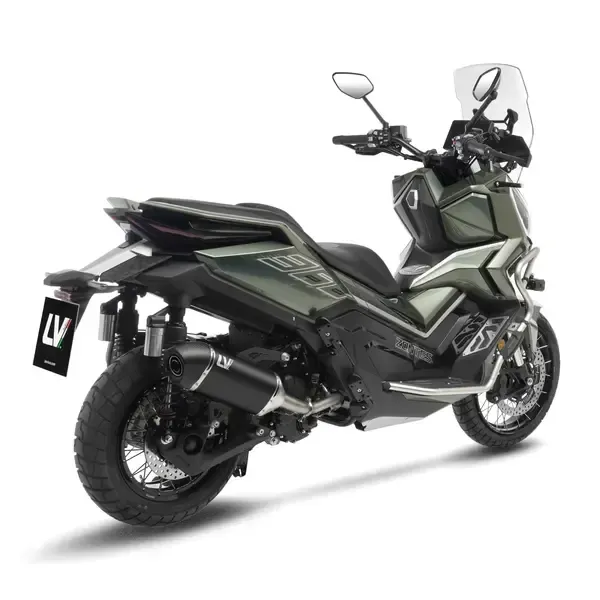 Escape Silenciador Slip-On LV-14 Black Edition LEOVINCE MUFFLER LV-14 ZONTES 368-G BK