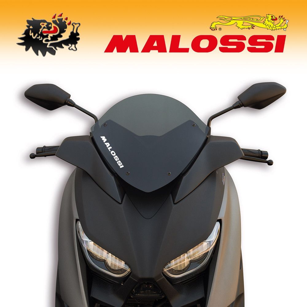 Cúpula MALOSSI Sport ahumado oscuro para YAMAHA X-MAX