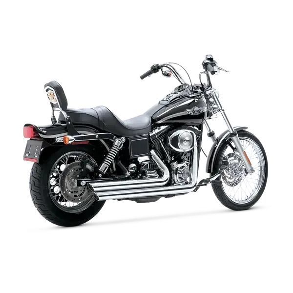 Sistema de escape Big Shots Staggered cromado Vance & Hines BIGSHOT RACE STAGGRD HARELY DAVIDSON 91-05DYNA