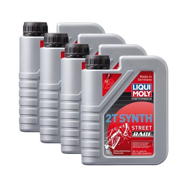 Aceite de motor LIQUI MOLY Sintético 2T Street Race - Botella 1L