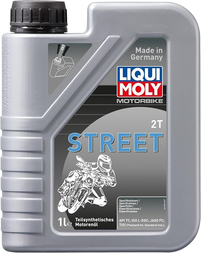 Aceite de motor LIQUI MOLY Semisintético 2T Street - Botella 1L