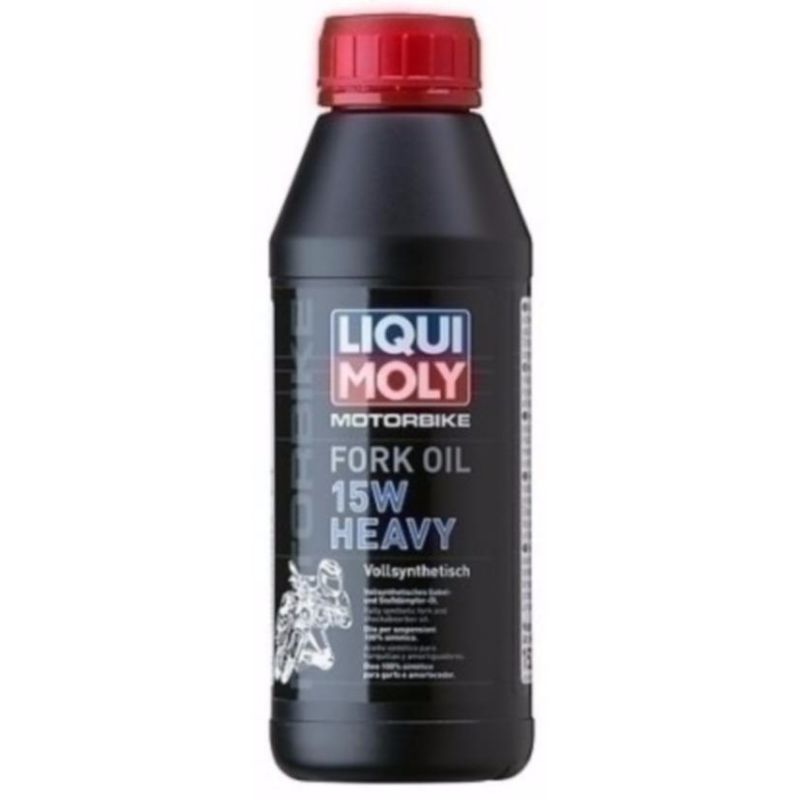 Aceite de horquilla / amortiguador LIQUI MOLY Sintético 15W Heavy - Botella 1L