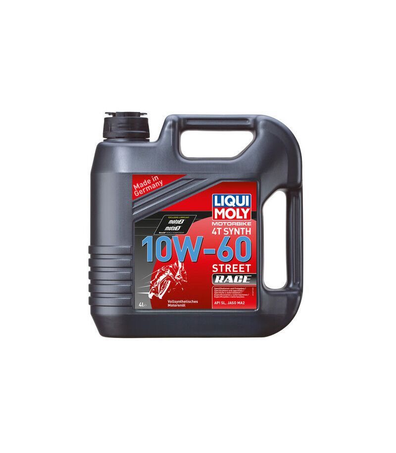 Aceite de motor LIQUI MOLY Sintético 4T 10W-60 Street Race - Garrafa 4L