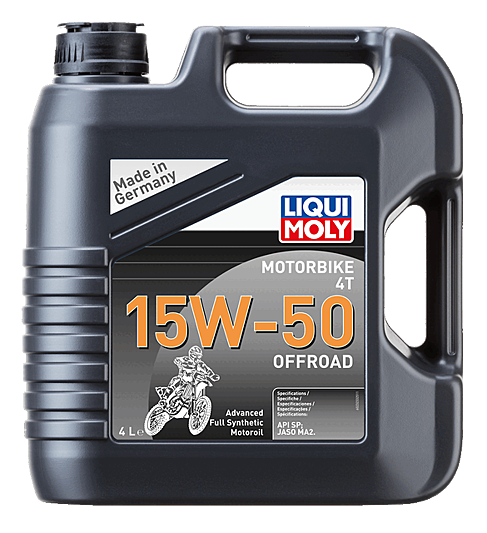Aceite de motor LIQUI MOLY Advanced Full Synthetic 4T 15W-50 Off-Road - Garrafa 4L