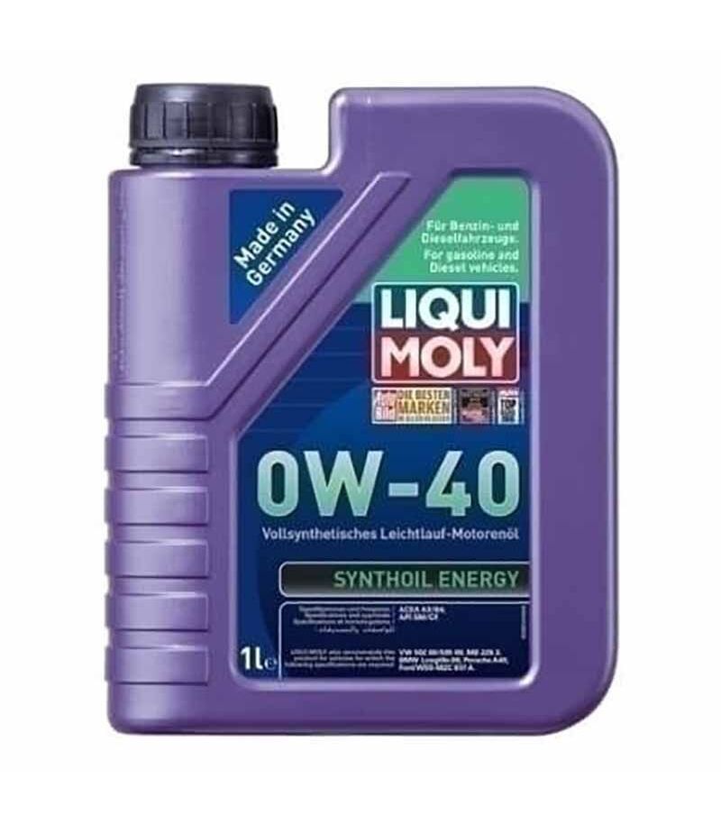 Aceite de motor LIQUI MOLY Sintético 4T 0W-40 Synthoil Energy - Botella 1L