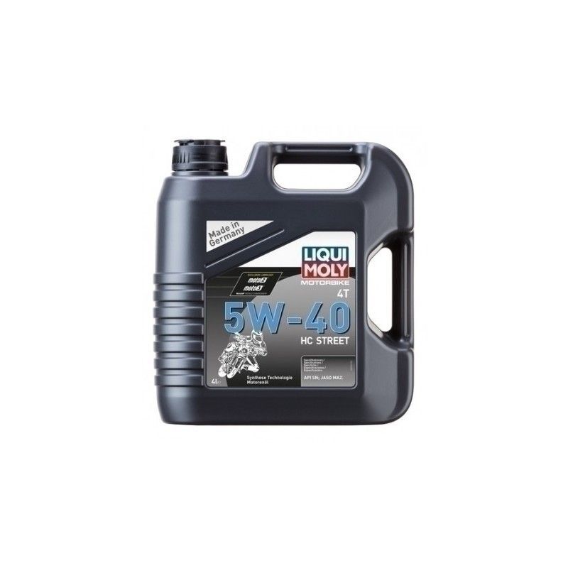 Aceite de motor LIQUI MOLY Advanced Full Synthetic 4T 5W-40 HC Street - Garrafa 4L
