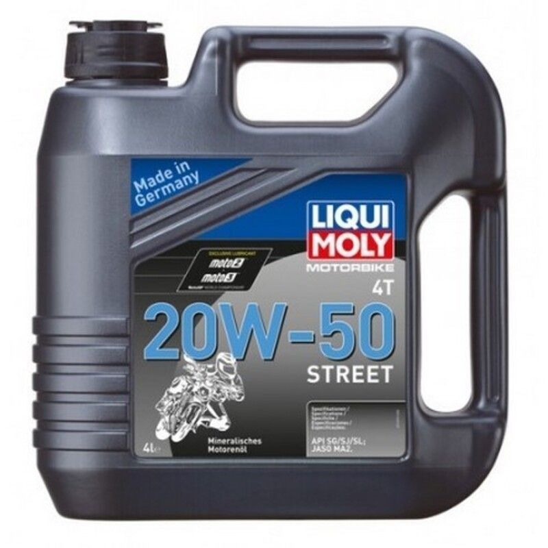 Aceite de motor LIQUI MOLY Mineral 4T 20W-50 Street - Garrafa 4L