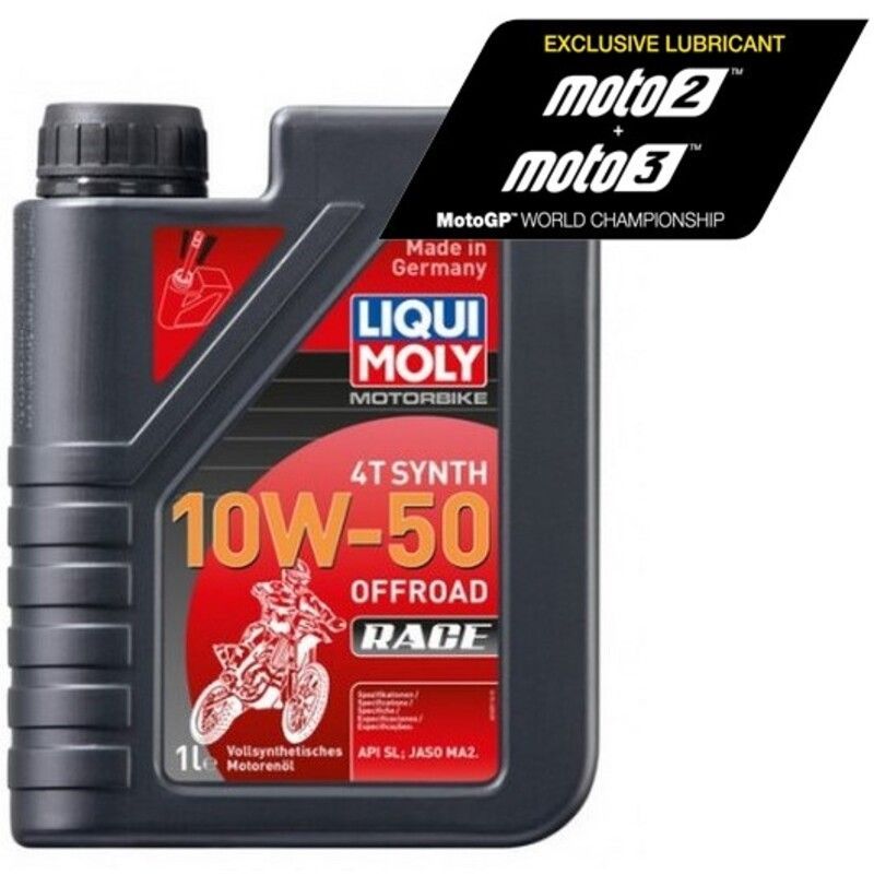 Aceite de motor LIQUI MOLY Sintético 4T 10W-50 Off-Road Race - Botella 1L