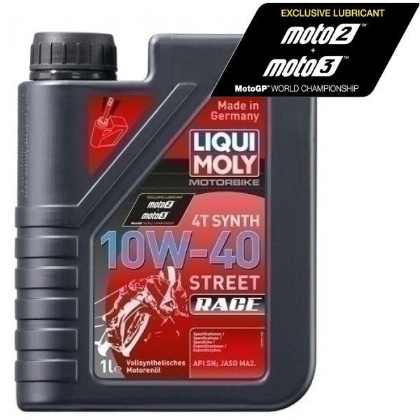 Aceite de motor LIQUI MOLY Sintético 4T 10W-40 Street Race - Botella 1L