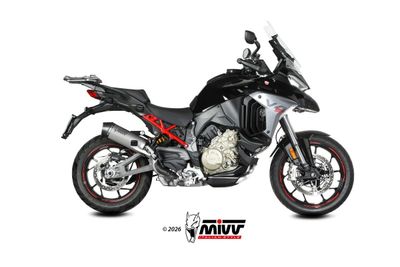 Escape homologado Mivv OVAL en Titanio para DUCATI MULTISTRADA V4 / S / S SPORT 25-26