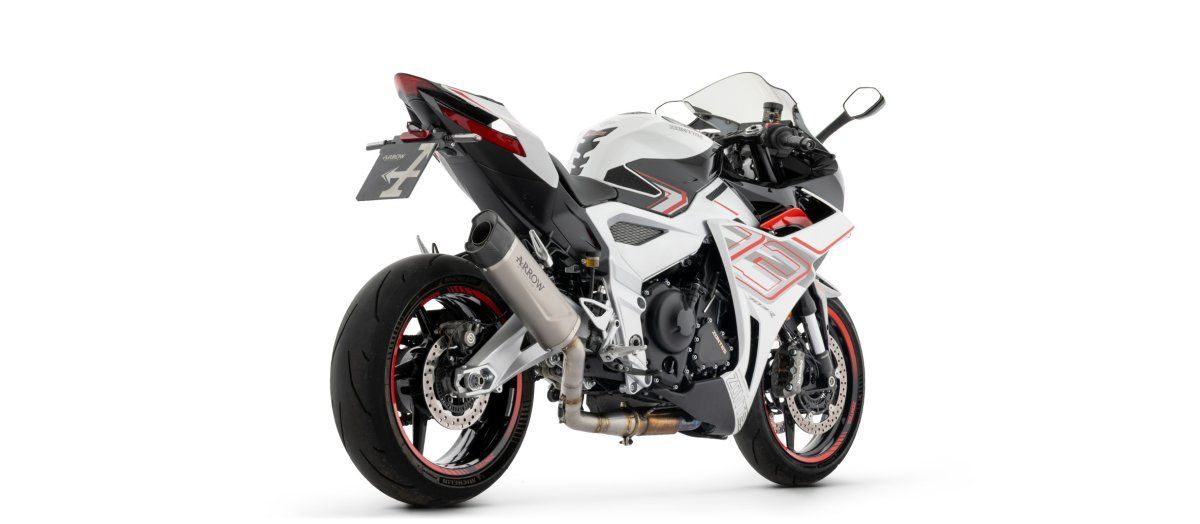 Escape ARROW Indy Race homologado en titanio para ZONTES 703 RR 25-26