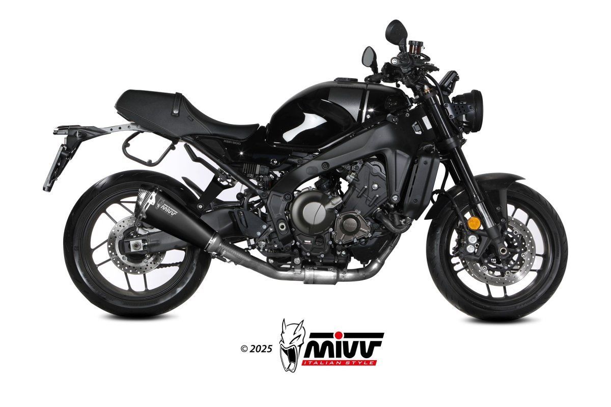 Escape completo homologado Mivv DELTA RACE en Acero negro para YAMAHA XSR 900 25-26