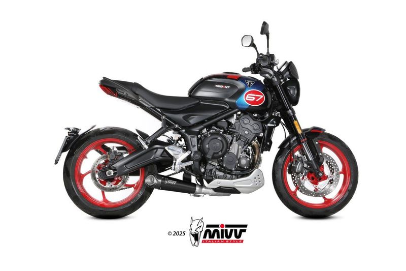Escape completo no homologado Mivv X-M5 en Acero negro para TRIUMPH TRIDENT 660 25-26 Escape completo no homologado Mivv X-M5 en Acero negro para TRIUMPH TRIDENT 660 25-26