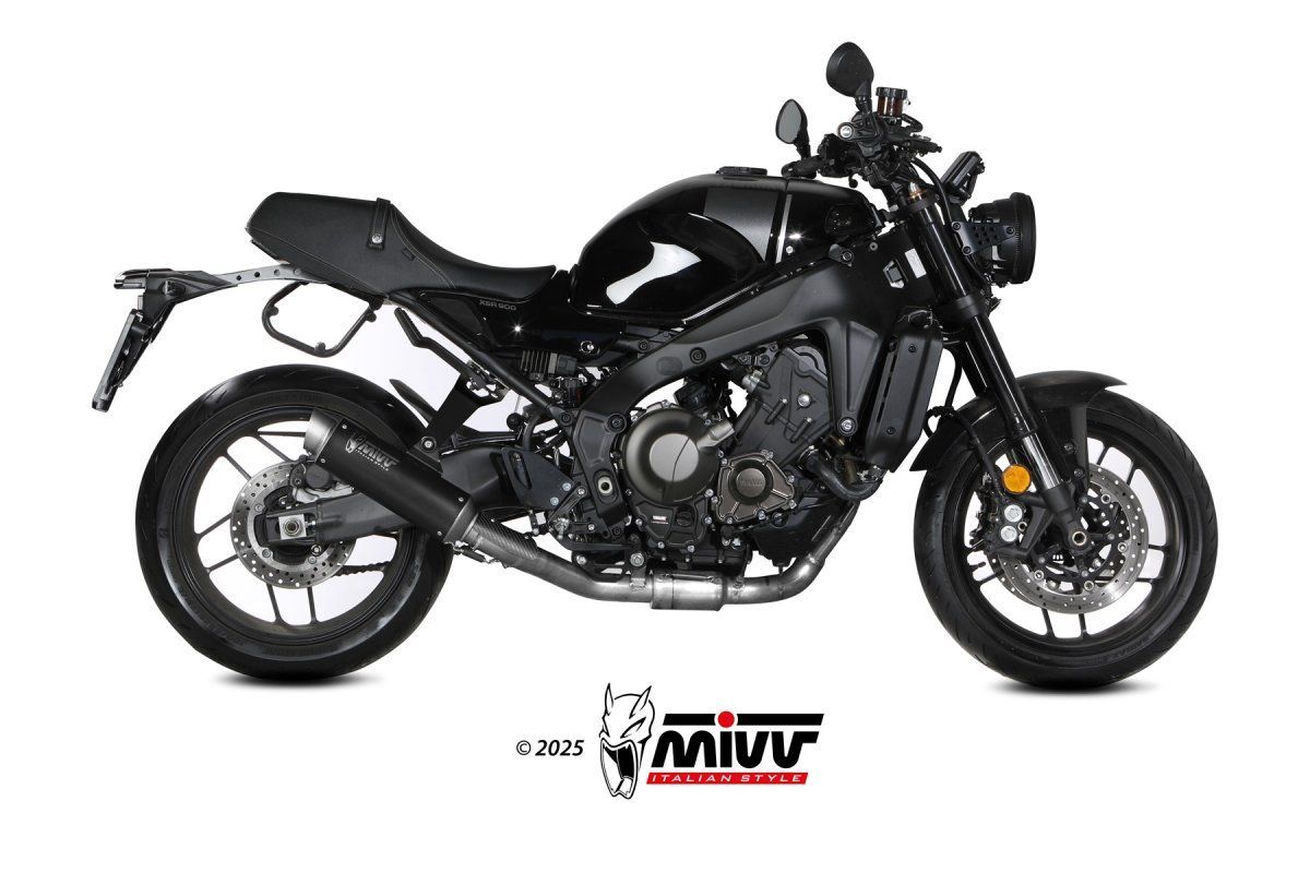 Escape completo homologado Mivv GP PRO en Acero negro para YAMAHA XSR 900 25-26