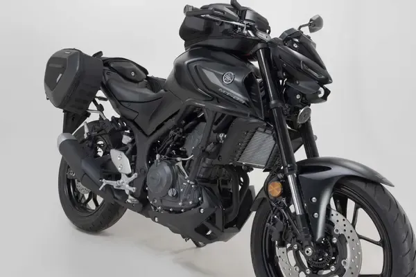 Defensas de motor SW Motech parte baja en negro para YAMAHA MT 03 (321 CC) 16-26